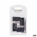 Miniatyrbillede 1 af 3: Klemmer Pincello 392 Sort Metal Clip Stor (24 enheder)