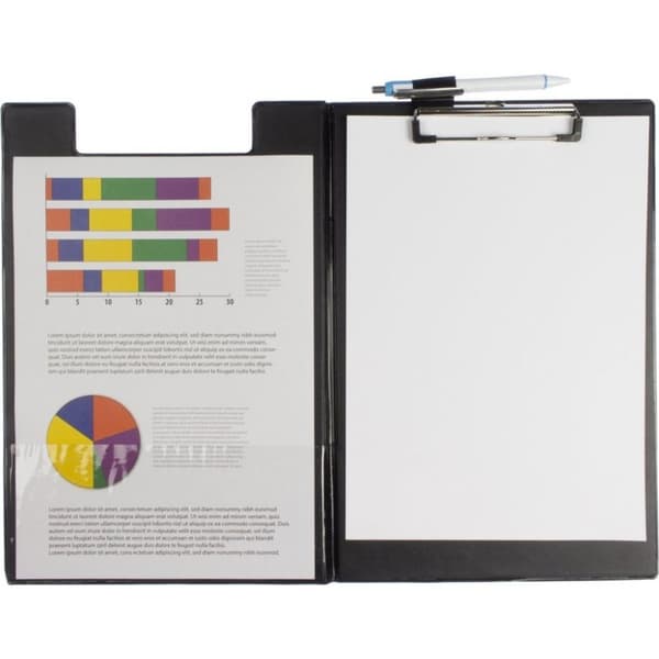 Seco SE-570-PVC-BK Udklipsholder med klap A4+ Sort