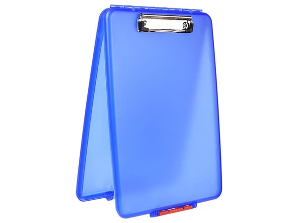 Seco SE-SC1517-BE Urklipp A4 Blå Med förvaringsfack. Slimline