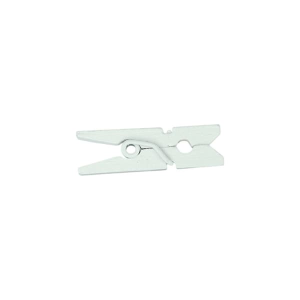Dekorative clips hvid 5cm 12stk Titanum