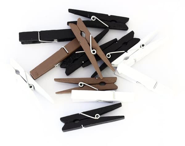 Puiset klipsit 47mm Mix Nature /12kpl/ 253009