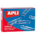 Miniatyrbillede 2 af 2: Clip Apli Nº 3 nikkel 40 mm (10 enheder)