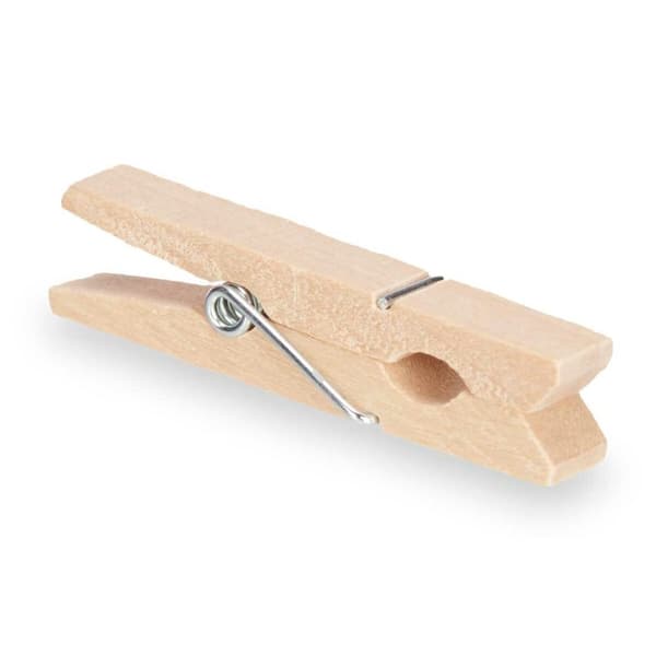 Klemmer Pincello 401 Brun Træ Stor (24 enheder)