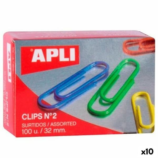Clip Apli Nº 2 Multifarvet Kabel 32 mm (10 enheder)