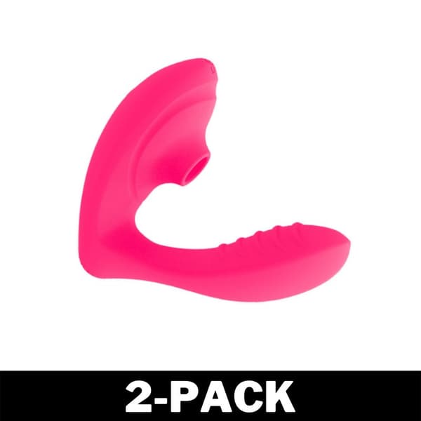 Mirakulös Vibrator med Klitorissug - Easy Climax Rosa