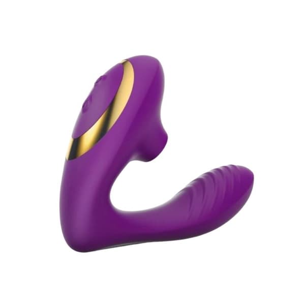 Magisk 2 in 1 Vibrator - Oändlig Njutning Flera Färger Lila