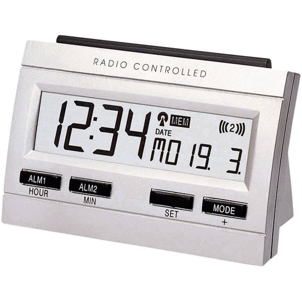 Techno Line 02991 DCF Väckarklocka Silver Larmtider 2