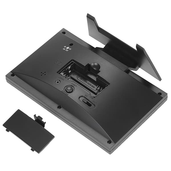 Digital LED-Klokke, Alarm, Dato og Termometer