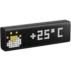 LaMetric Time WiFi-bordur Sort Alarmtider 1