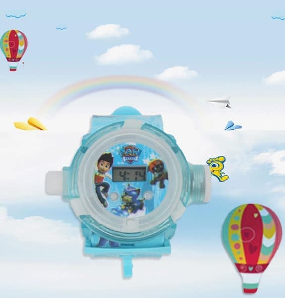 Paw Patrol klocka med projector funktion- 24st Bildspel