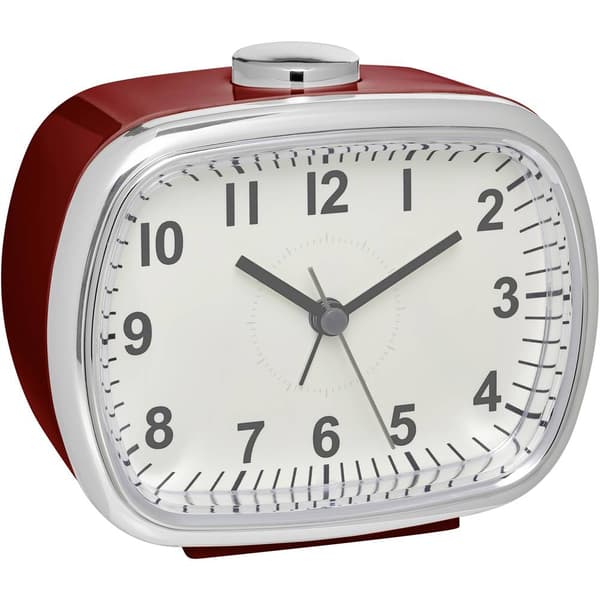 TFA Dostmann 60.1032.05 Kvarts Väckarklocka Röd Larmtider 1 Stor display