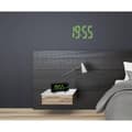 Miniatyrbild 2 av 4: TFA Dostmann 60.5015.04 Kvarts Väckarklocka Svart Stor display, USB-anslutning