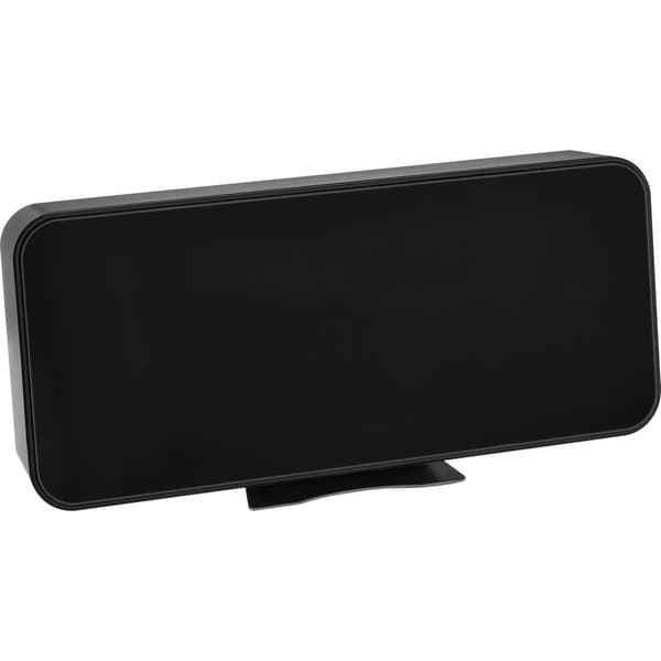 TFA Dostmann 60.2027.01 Kvarts Väckarklocka Svart Stor display