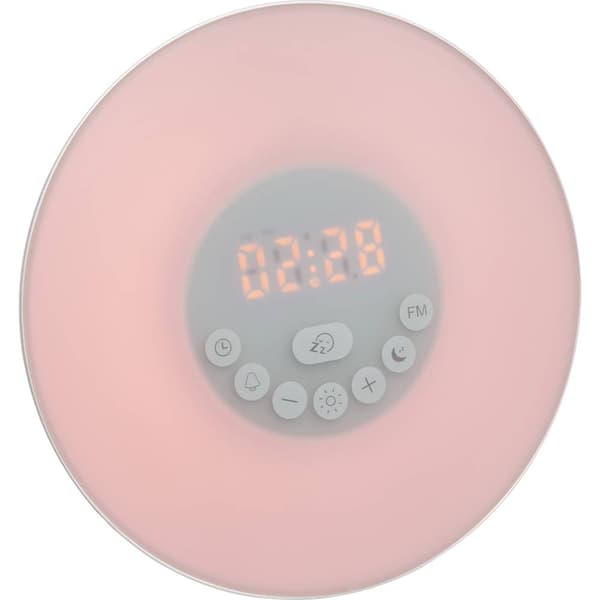 TFA Dostmann 60.2019.02 Kvarts Väckarklocka Vit