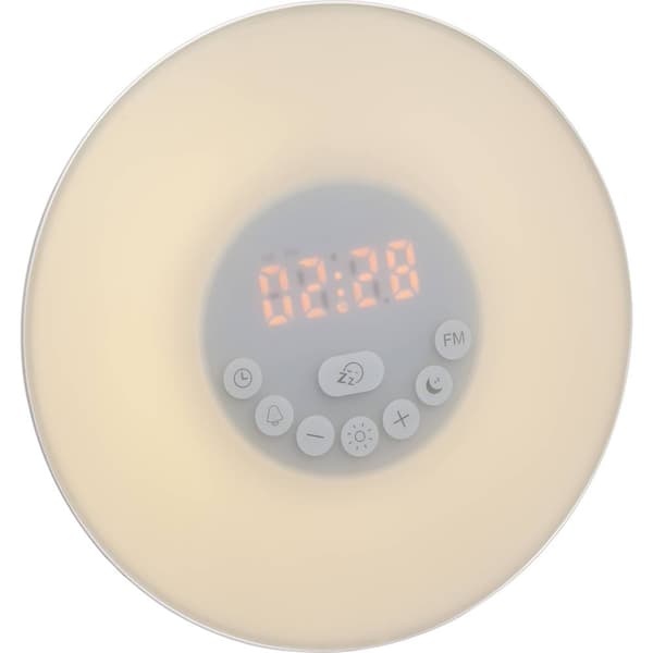 TFA Dostmann 60.2019.02 Kvarts Väckarklocka Vit