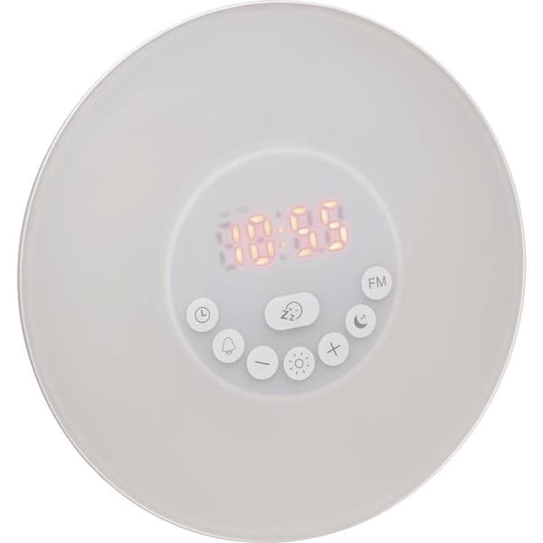 TFA Dostmann 60.2019.02 Kvarts Väckarklocka Vit