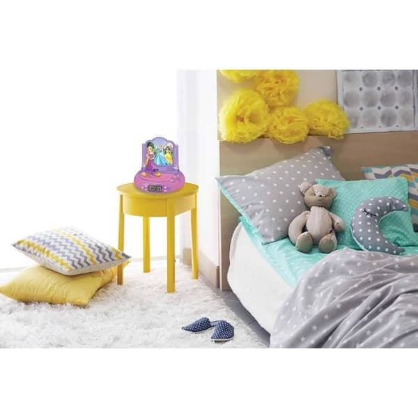 LEXIBOOK - DISNEYPRINSESSER - Barn med radioväckarklocka med projicerade bilder