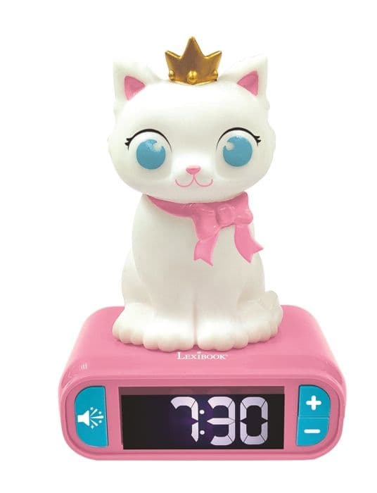 3D Cat Night Light Alarm Clock och ljudeffekter
