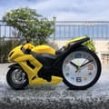 Miniatyrbilde 2 av 2: Analog vekkerklokke - motorsykkel