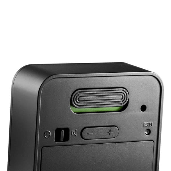 Braun sort liten digital vekkerklokke BNC018B