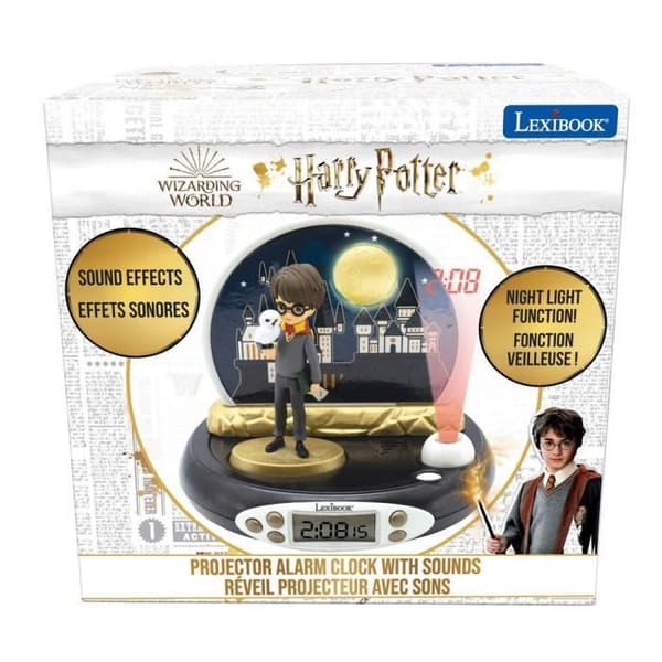 HARRY POTTER - Väckarklocka för 3D-projektor - Magiska ljud