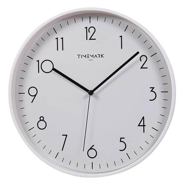 Veggklokke Timemark Hvit (30 x 30 cm)