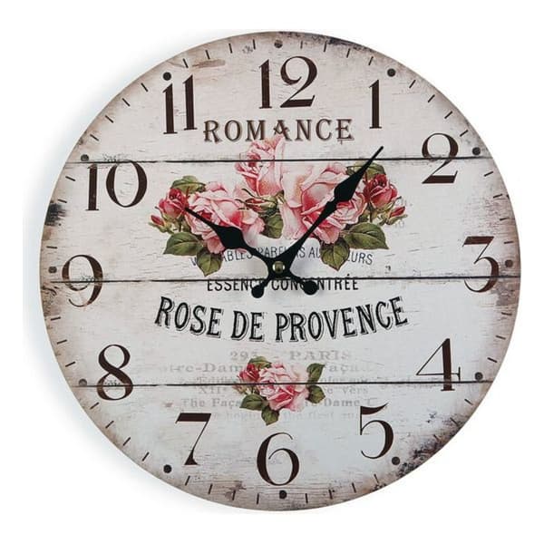 Veggklokke Versa Romance Tre (4 x 30 x 30 cm)