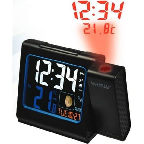 Väckarklocka med projektion La Crosse Technology WT551 Svart