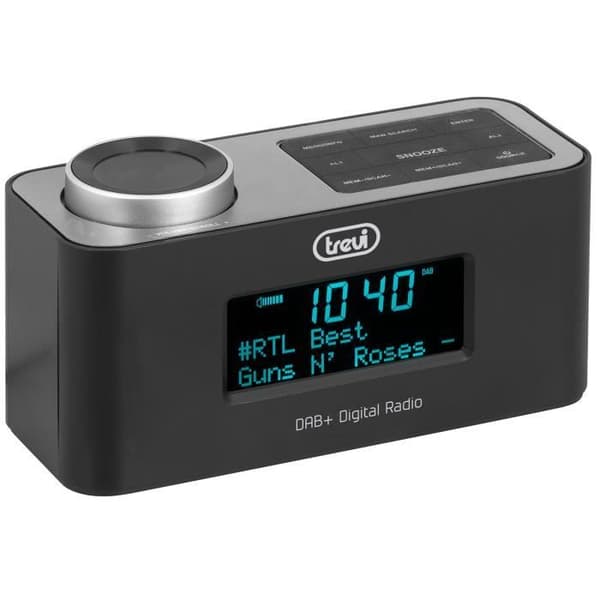DIGITAL LARMRADIO RC 80D6 DAB + SVART TREVI