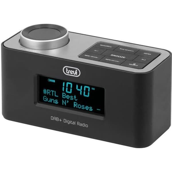 DIGITAL LARMRADIO RC 80D6 DAB + SVART TREVI
