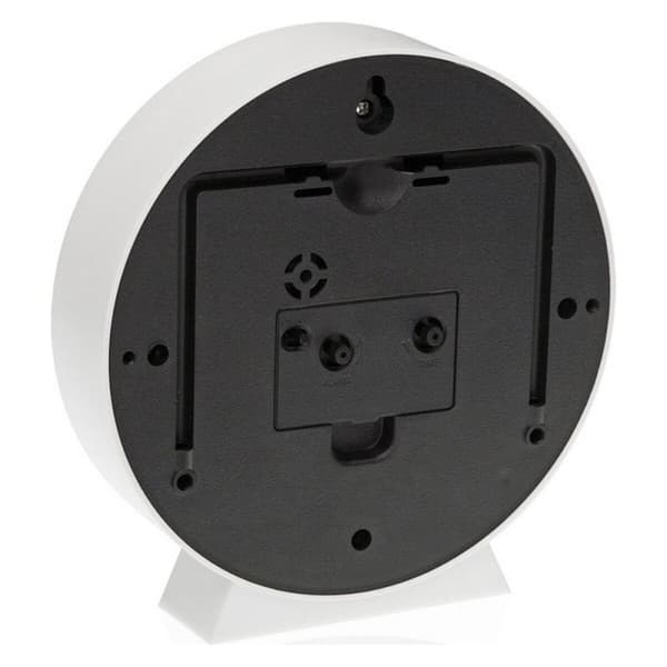 Väckarklocka Plast (4,3 x 17,1 x 16,2 cm) - Vit