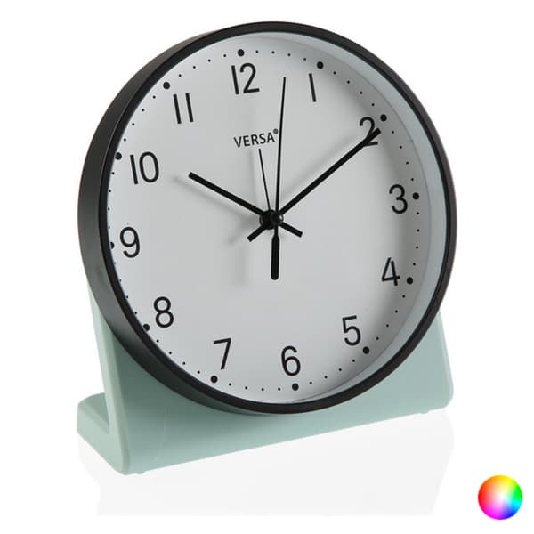 Väckarklocka Plast (7,9 x 17 x 15,8 cm) - Vit
