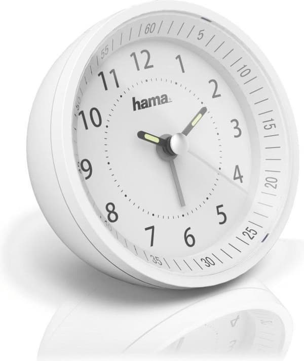Hama Radiostyret vækkeur "Roundly", hvid