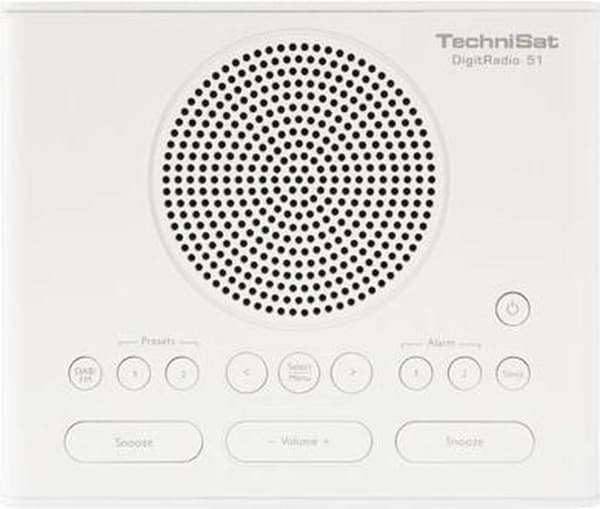 Technisat Digitradio 51 klockradio - vit