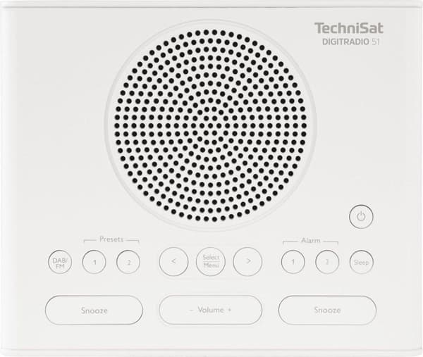 Technisat Digitradio 51 klockradio - vit