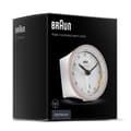 Miniatyrbild 6 av 6: Braun BC07PW-DCF - Väckarklocka - Analog - Radiostyrd tidsdisplay - Vit - Rosa