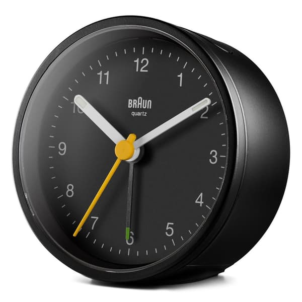 Braun BC12 Quartz Väckarklocka Svart