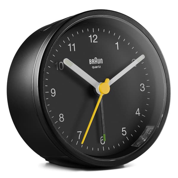 Braun BC12 Quartz Väckarklocka Svart