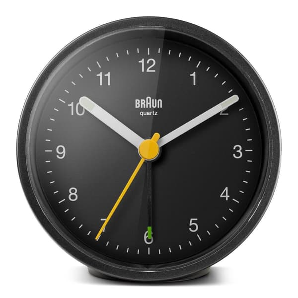 Braun BC12 Quartz Väckarklocka Svart