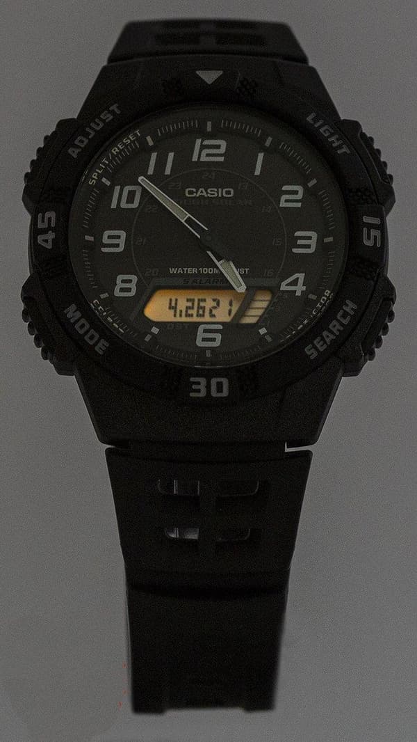 Casio AQ-S800W-1BVEF - Klocka - 42 mm - Silikon - Svart