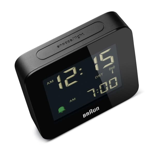 Braun BC 09 B-DCF sort radiovækkeur multibånd