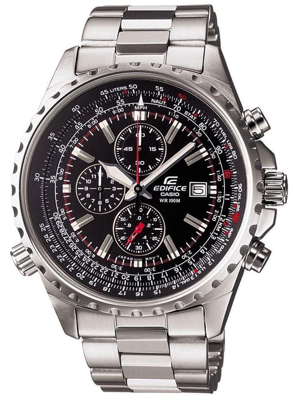 Casio Edifice - Ur - Plast - Hvid - 44 mm