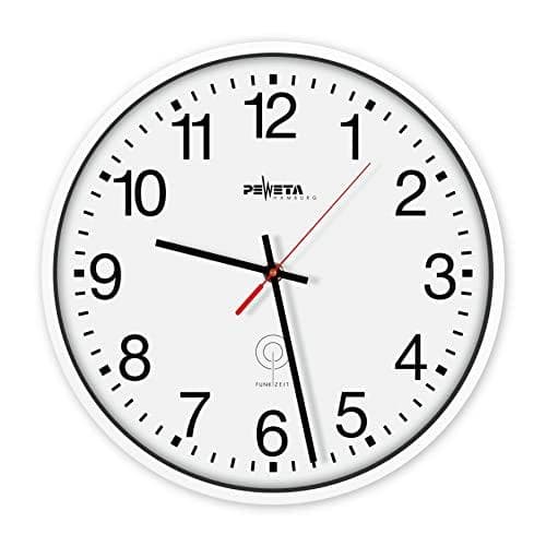 Peweta 51130311 Peweta Radio Väggklocka Arab. Numbers 1.5 V51.130.311,