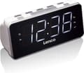 Miniatyrbild 2 av 6: Lenco CR-18 Vit - Klockradio med LED-display - Vit