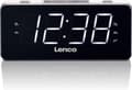 Miniatyrbild 1 av 6: Lenco CR-18 Vit - Klockradio med LED-display - Vit