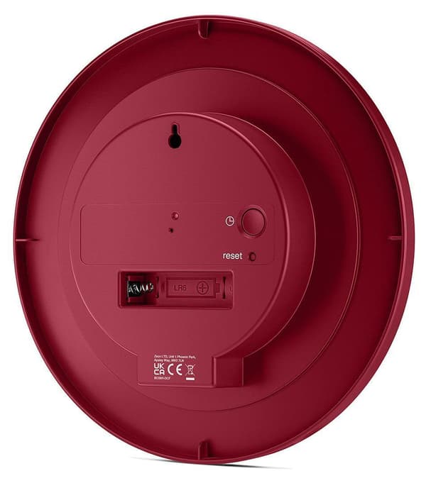 Braun BC 06 R-DCF radioväggklocka röd (510736)