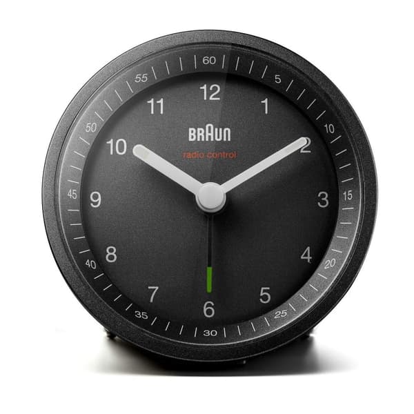 Braun BC07 Quartz Väckarklocka Svart