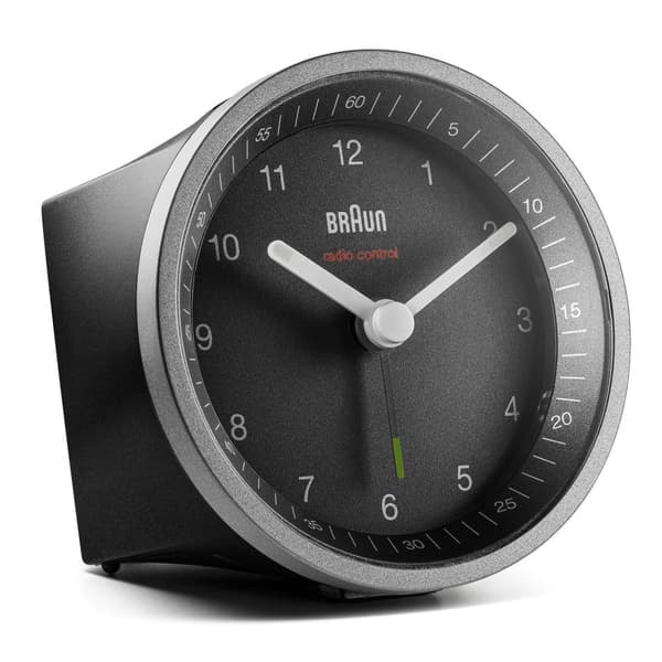 Braun BC07 Quartz Väckarklocka Svart