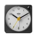 Miniatyrbillede 2 af 6: Braun BC02XBW Klassisk analogt kvarts rejsevækkeur i sort / hvid / Handy / Snooze-funktion og lysfunktion / Stille præcisionskvartsbevægelse (seneste