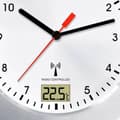 Miniatyrbillede 2 af 3: Bresser Badeværelsesur - MyTime Bath - Hvid - Med temperaturdisplay - Plast - Til indendørs - Vægur - Batteri - Rundt - Moderne